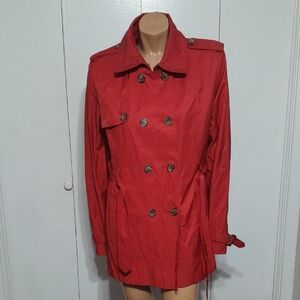 Tommy Hilfiger Red Women's Trench Coat
